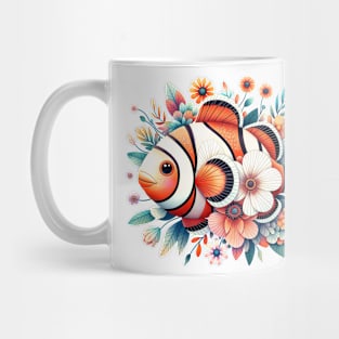 Floral fish Mug